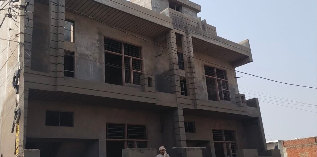 Indervihar Gokulpura Construction site at final stage - RK Architect & Engineers - Best Architect in Jaipur