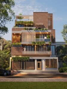 2 D Architectural Design of a residential construction project in Jaipur by RK Architect & Engineers