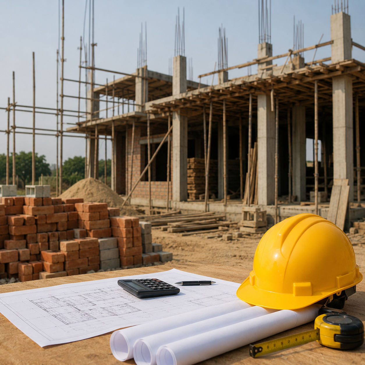 Construction costs increase during the project due to material prices, planning changes and construction delays
